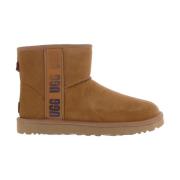 Dames Classic Mini Side Logo Chestnu UGG , Beige , Dames