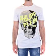 T-Shirts Philipp Plein , White , Heren