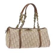 Pre-owned Cotton handbags Dior Vintage , Beige , Dames