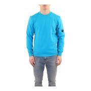 Licht Fleece Sweatshirt Blauw C.p. Company , Blue , Heren