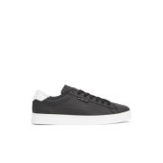 Leren Cupsole Sneakers - Zwart Tommy Jeans , Black , Heren