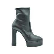 Zwarte Enkellaarzen voor Dames Casadei , Black , Dames