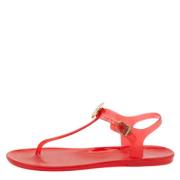 Pre-owned Rubber flats Carolina Herrera Pre-owned , Red , Dames