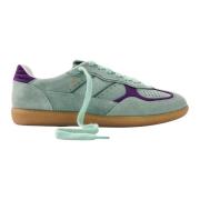 Blauwe leren sneakers Alohas , Green , Dames