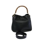 Pre-owned Leather gucci-bags Gucci Vintage , Black , Dames