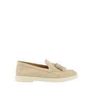 Feudal Dames Loafers Santoni , Beige , Dames