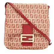 Pre-owned Fabric fendi-bags Fendi Vintage , Red , Dames