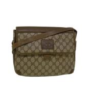 Pre-owned Leather gucci-bags Gucci Vintage , Beige , Dames