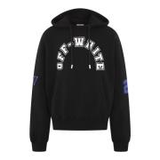 Voetbal Over Hoodie Off White , Black , Heren