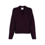 V-neck Knitwear Forte Forte , Purple , Dames