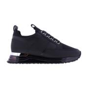 Zwarte Gas Sneaker Southgate Heren Mallet Footwear , Black , Heren