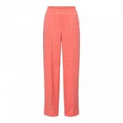 Jacquard Comfort Pantalon &Co Woman , Pink , Dames