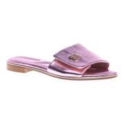 Slipper in pink nappa leather Baldinini , Pink , Dames