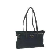 Pre-owned Nylon prada-bags Prada Vintage , Blue , Dames