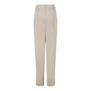 Straight Trousers Genny , Beige , Dames