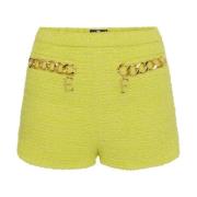 Short Shorts Elisabetta Franchi , Yellow , Dames