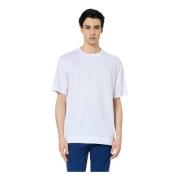 T-Shirts Massimo Alba , White , Heren