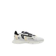 Sneakers met logo Lacoste , White , Heren