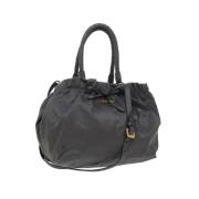 Pre-owned Nylon handbags Prada Vintage , Gray , Dames