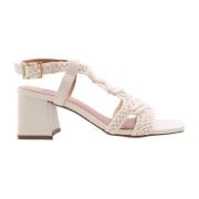 Hoge hak sandalen voor vrouwen Bibi Lou , Beige , Dames