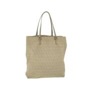 Pre-owned Canvas fendi-bags Fendi Vintage , Beige , Dames