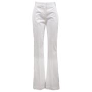 Witte Broek Drumohr , White , Dames