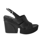 High Heel Sandals Jeannot , Black , Dames