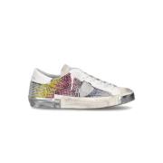 Regenboog Kristal Sneakers Philippe Model , White , Dames