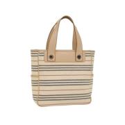 Pre-owned Canvas handbags Burberry Vintage , Beige , Dames