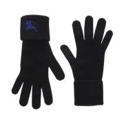 Kasjmier Zwarte Handschoenen Burberry , Black , Dames