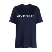 T-Shirts Givenchy , Blue , Dames