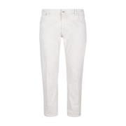 Slim-fit Jeans Eleventy , White , Heren