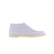 Leren Loafers voor Vrouwen Santoni , White , Dames