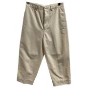 Pre-owned Cotton bottoms Marni Pre-owned , Beige , Dames