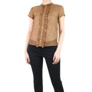 Pre-owned Cotton tops Emilio Pucci Pre-owned , Brown , Dames