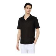 Polo Shirts Massimo Alba , Black , Heren