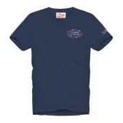 T-Shirts MC2 Saint Barth , Blue , Heren