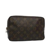 Pre-owned Canvas clutches Louis Vuitton Vintage , Brown , Dames