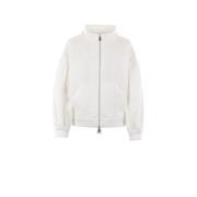 Wit Logo Lettering Sweater Max Mara , White , Dames