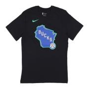 T-Shirts Nike , Black , Heren