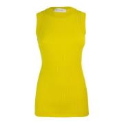 T-Shirts Sportmax , Yellow , Dames