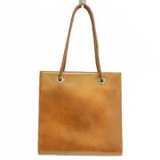 Pre-owned Leather totes Cartier Vintage , Brown , Dames