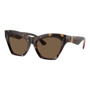 Cat-Eye Zonnebril Bruin Havana Burberry , Brown , Dames