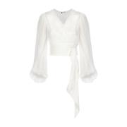 Blouses Elisabetta Franchi , White , Dames