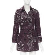 Pre-owned Silk outerwear Burberry Vintage , Purple , Dames