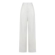 Trousers Alexander McQueen , White , Dames
