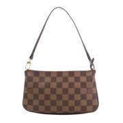 Pre-owned Canvas clutches Louis Vuitton Vintage , Brown , Dames