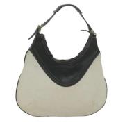 Pre-owned Canvas gucci-bags Gucci Vintage , White , Dames