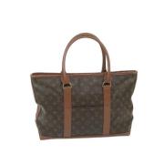 Pre-owned Canvas louis-vuitton-bags Louis Vuitton Vintage , Brown , Da...