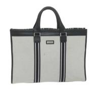 Pre-owned Canvas totes Burberry Vintage , Gray , Dames